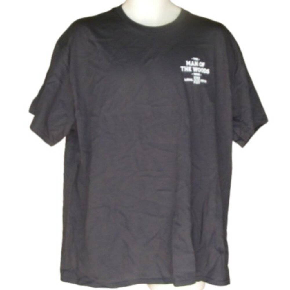 JUSTIN TIMBERLAKE  Tee XL, Man of the Woods, NWOT, Black crew neck, Short sleeve